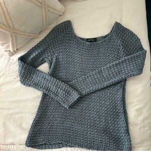 Ralph Lauren Blue Sweater Top